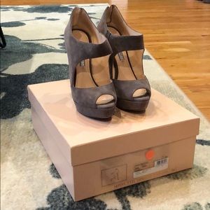 Prada Heels Sandals Suede 36.5 6.5